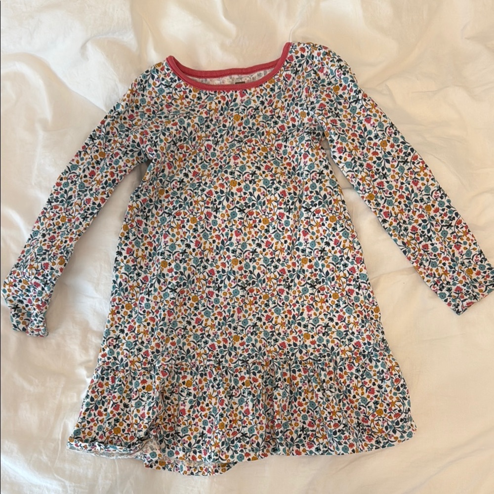 Tea collection floral long sleeved dress